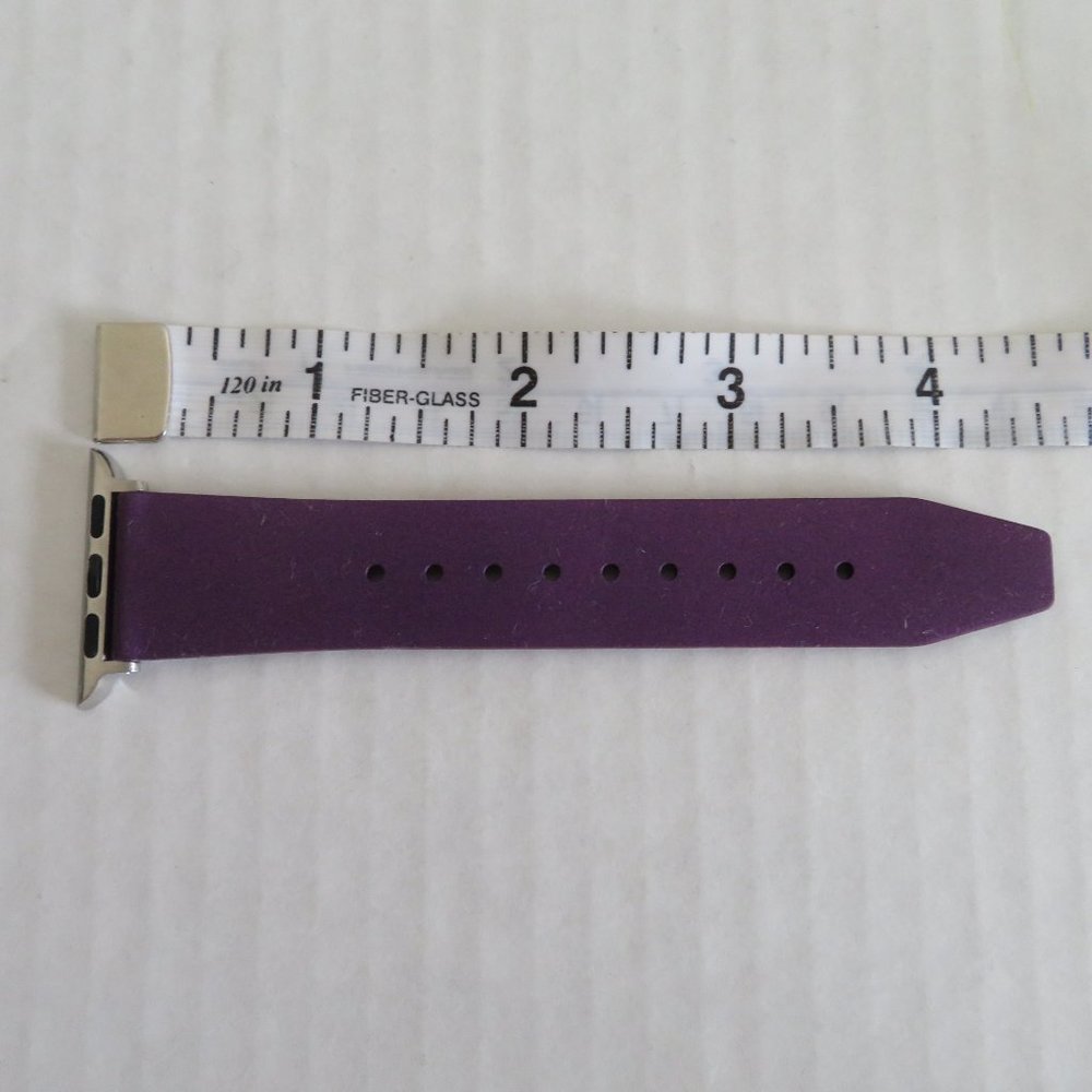 REBECCA MINKOFF 20mm Silicone Purple Watch Strap/Band, NWOT - Picture 7 of 7